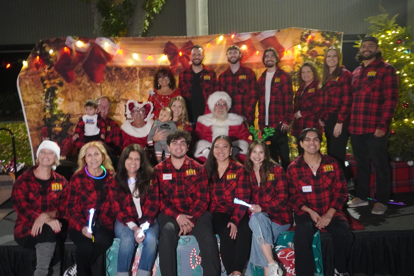 The C.O.O.P. Foundation and Cooperstown Chiropractic volunteer team at the Christmas Family Drive